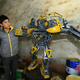 Illustration for article titled Father And Son Build Giant Transformersi /iOut Of Used Car Parts